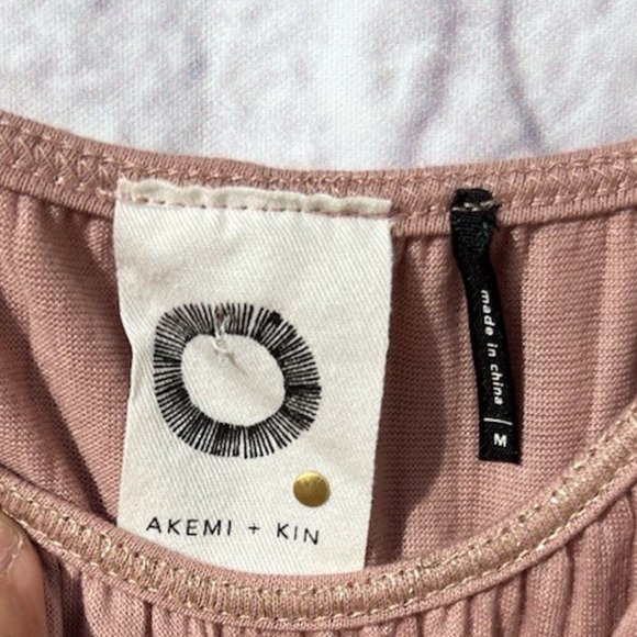 Anthropologie AKEMI + KIM Pink & Mauve Tank Layered Top Y2K Core Size M - Picture 7 of 9
